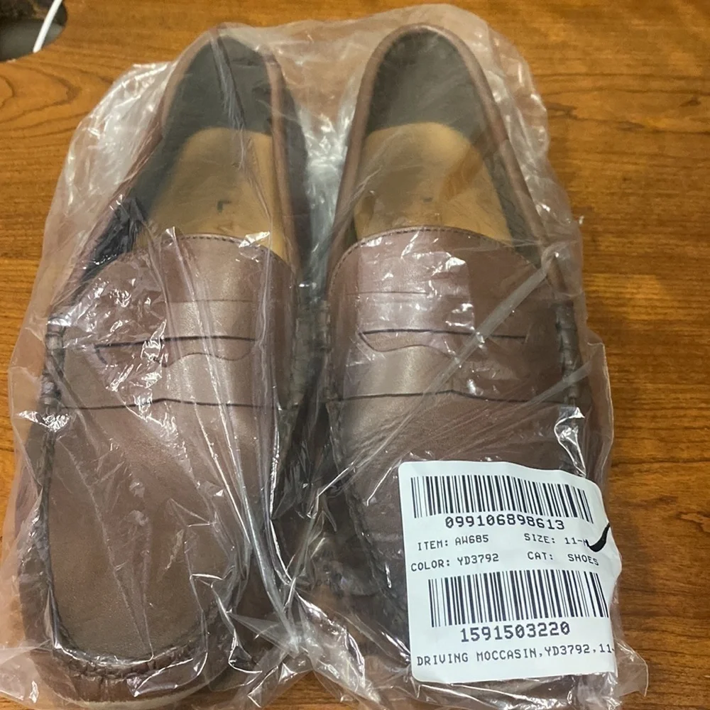 J Crew Leather driving shoes AW685